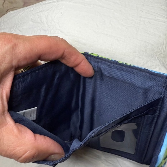 Vera Bradley Women's Wallet Ruthem And Blues Green & Blue - Picture 6 of 9